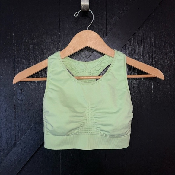 Sweaty Betty Stamina Athletic Workout Racerback Sports Bra / Utopia Green Sz M - Picture 4 of 12